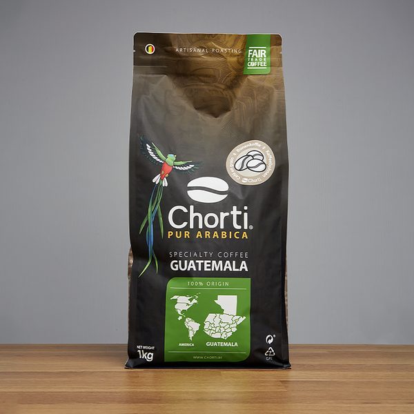 Paquet de café Chorti pur arabica du Guatemala