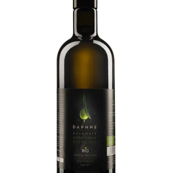Bouteille d'huile d'olive bio Daphne Oil